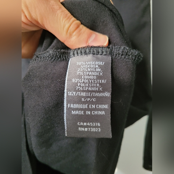 Suzy Shier Black Long Sleeve Dress - Picture 5 of 5